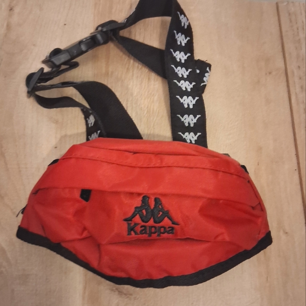 Kappa Banda Anais Red Fannie Pack Belt Bag